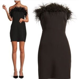 Feather Trim Strapless Minidress
Sam Edelman